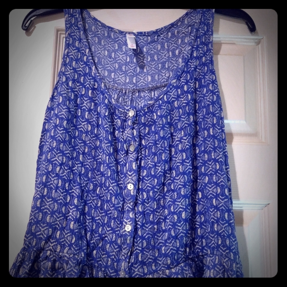 Xhilaration blue blouse